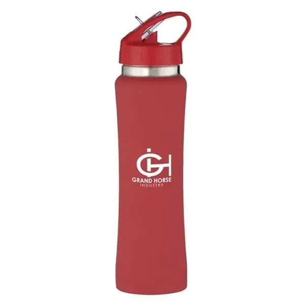 25 oz. Rubberized Vacuum Insulated Stainless Steel Water Bot