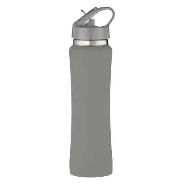 25 oz. Rubberized Vacuum Insulated Stainless Steel Water Bot