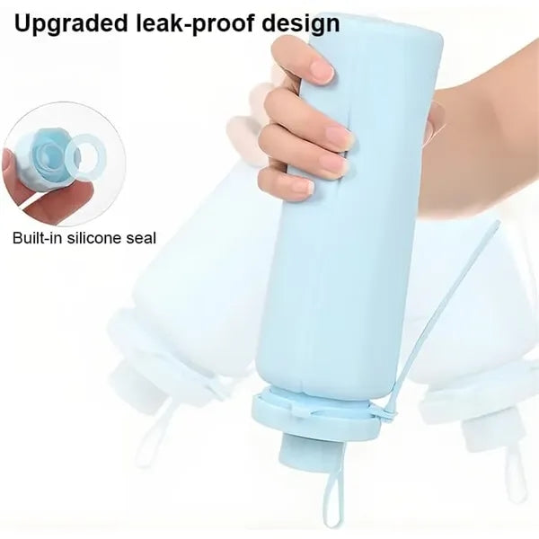 20.3oz Foldable Silicone Water Bottles