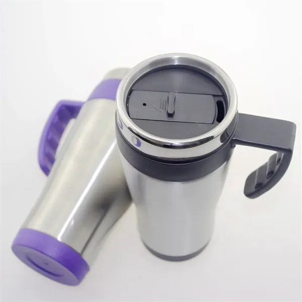 15oz Travel Portable Large Capacity Car Cup PP Stainless
