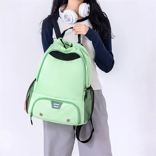 Outdoor Drawstring Basketball Backpack