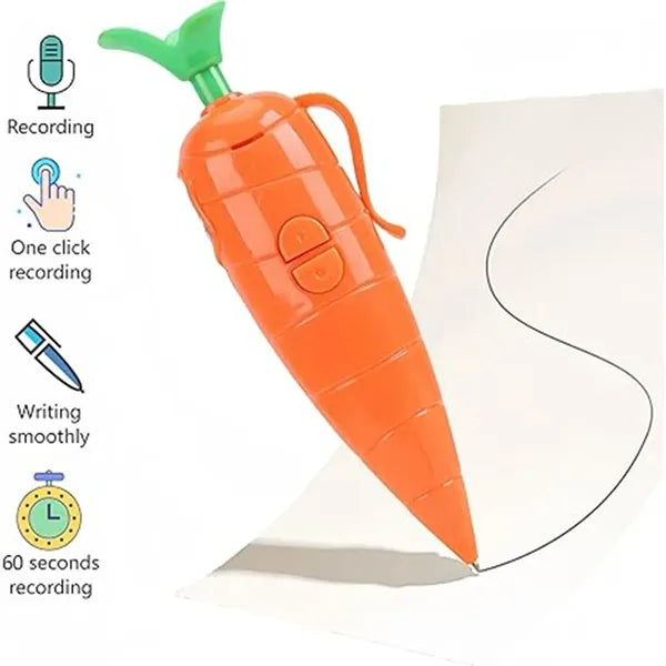Carrot 60 Second Voice Recorder Ballpoint Pen