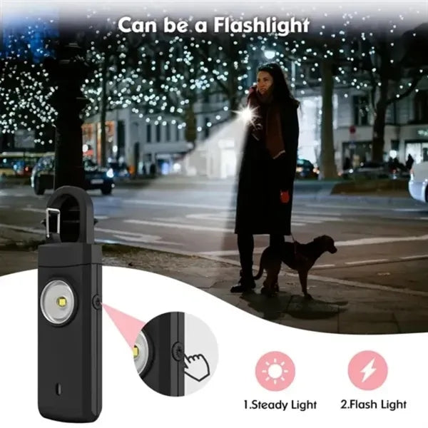 USB Rechargeable Personal Safety Alarm with Strobe