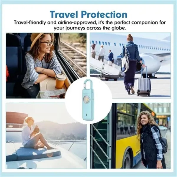 USB Rechargeable Personal Safety Alarm with Strobe