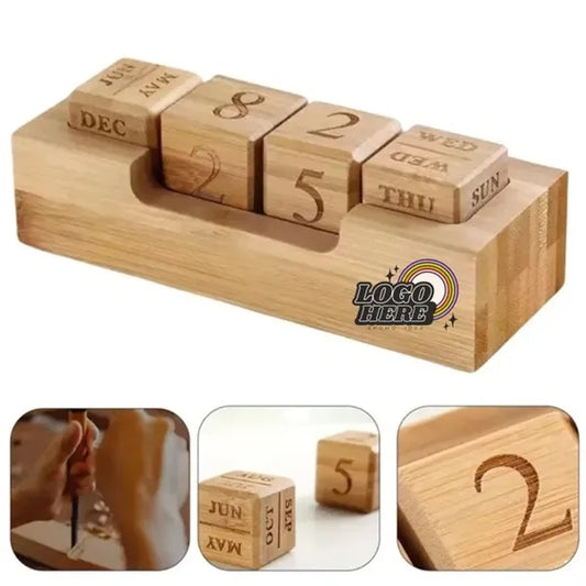 Bamboo Perpetual Block Calendar