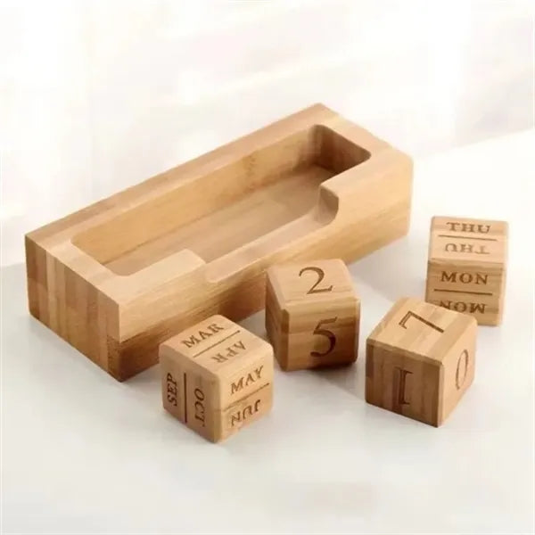 Bamboo Perpetual Block Calendar