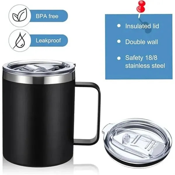 12oz Stainless Steel Travel Mug