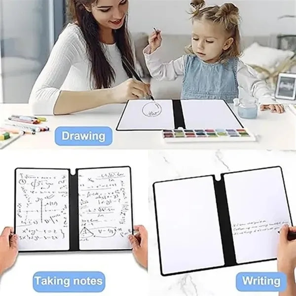 Erasable PU Leather Whiteboard Notebook