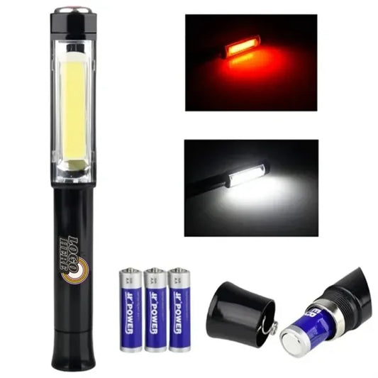 Magnetic Cob LED Work Penlight With Rotating Clip