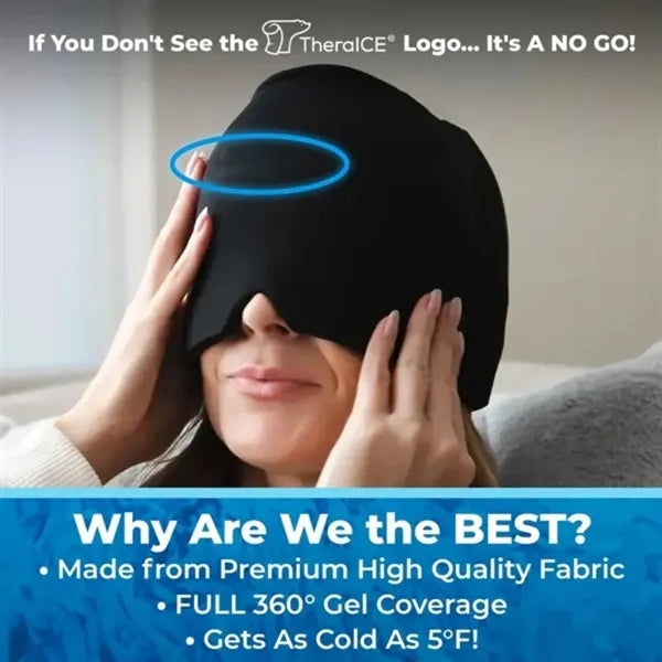 Cooling Migraine Relief Ice Hat