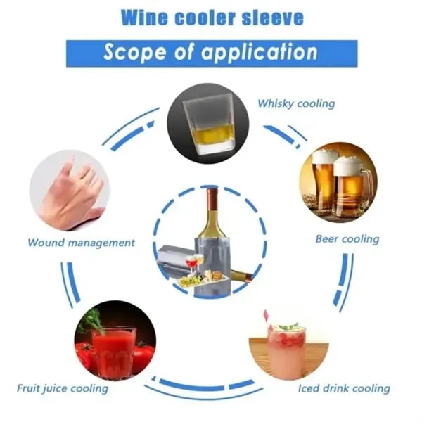 Instant Chill Wine Bottle Cooler