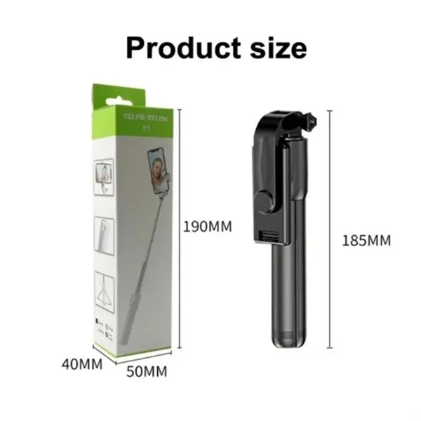 MagicStick Pro: Retractable Phone Tripod with Fill Light