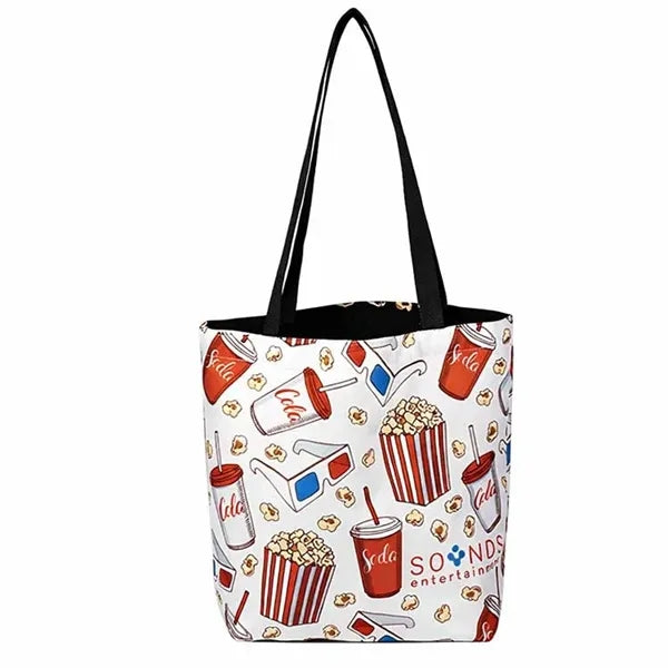 Wide Bottom Gusset Tote - Small