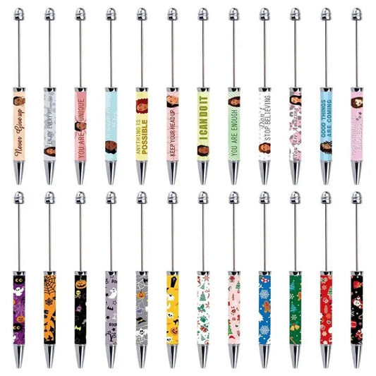 Colorful Bead Pen, Customizable Pattern