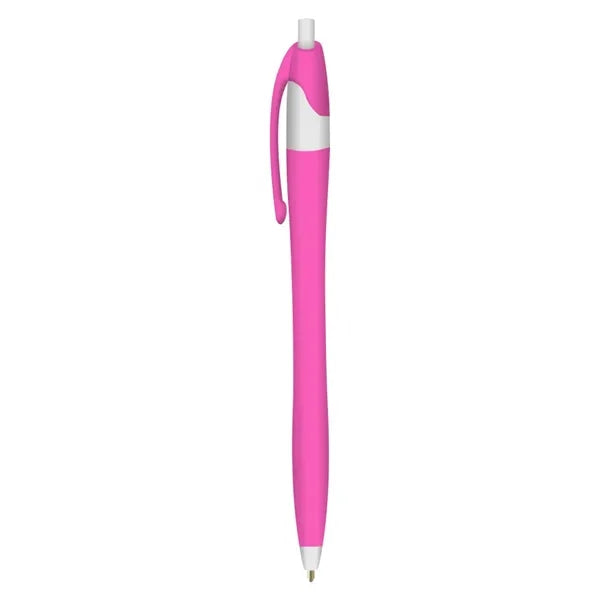 Union Printed, "Elegant" Clicker Pen - Colored Barrels