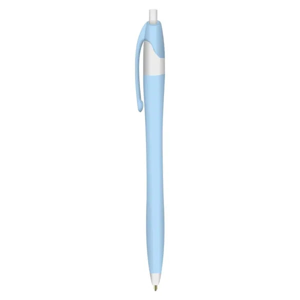 Union Printed, "Elegant" Clicker Pen - Colored Barrels