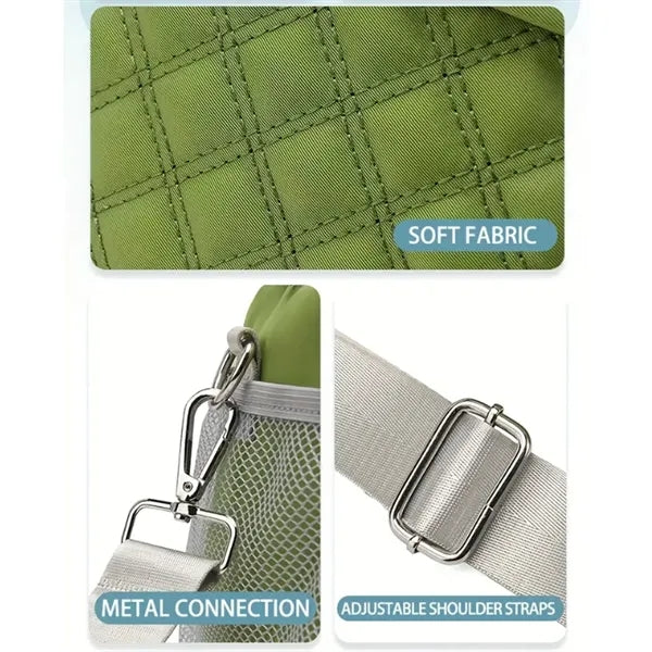Large Double-Layer Insulated Lunch Bag