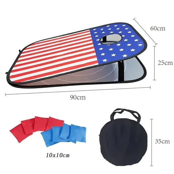 Portable Corn Hole Boards Game Set