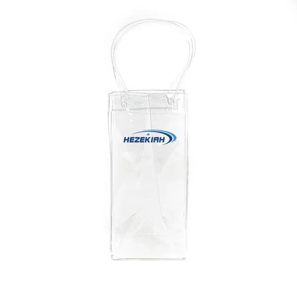 PVC Portable Wine Ice Bag With Handle