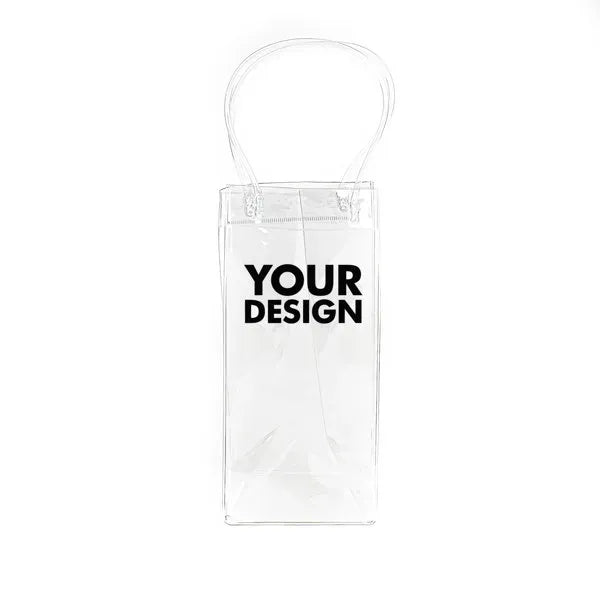 PVC Portable Wine Ice Bag With Handle