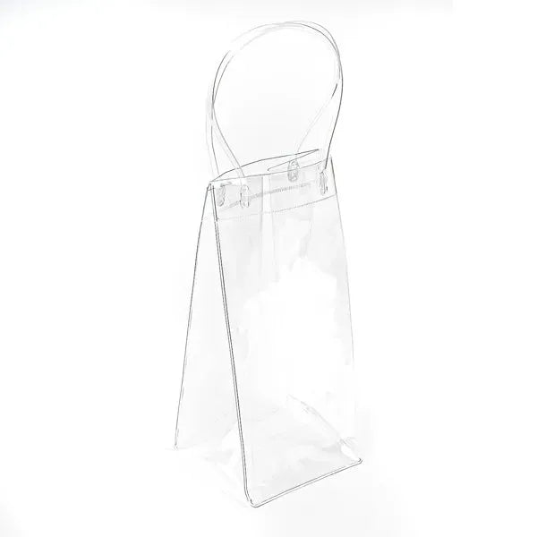 PVC Portable Wine Ice Bag With Handle