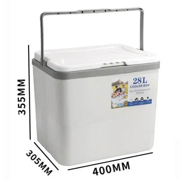 28L Plastic Insulated Ice Cooler Box