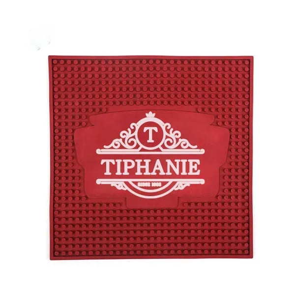 30*30cm Custom Logo Soft PVC Bar Mat