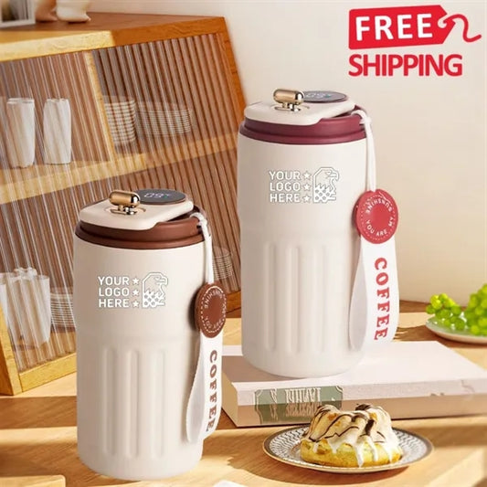 Smart Temperature Display Stainless Steel Trip Mug