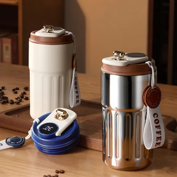 Smart Temperature Display Stainless Steel Trip Mug