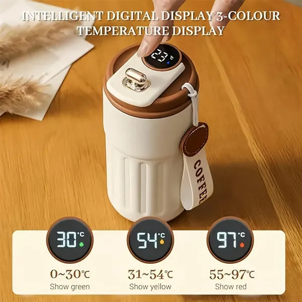 Smart Temperature Display Stainless Steel Trip Mug