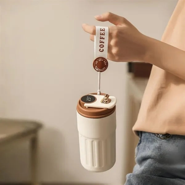 Smart Temperature Display Stainless Steel Trip Mug