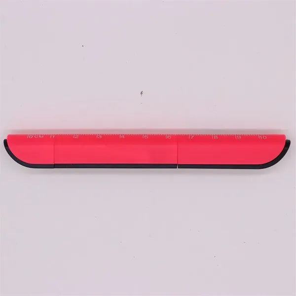Multifunction Ballpoint Pen with Ruler & Tool