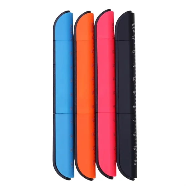 Multifunction Ballpoint Pen with Ruler & Tool