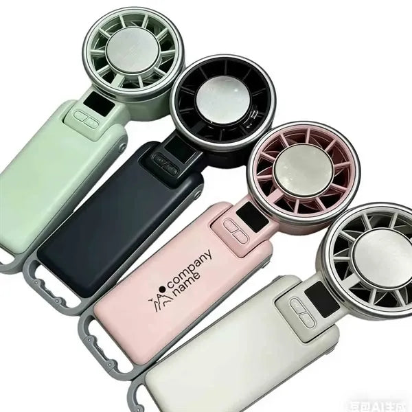 Portable Handheld Fan with Ice Cooling