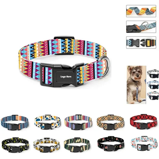 Polyester Pet Collar with Plastic Buckle