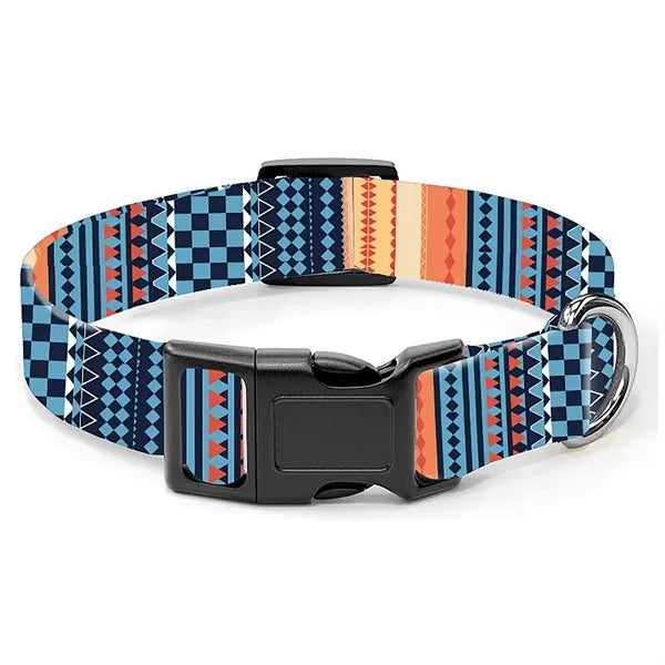 Polyester Pet Collar with Plastic Buckle