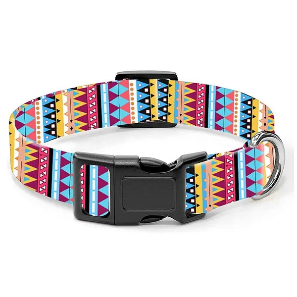 Polyester Pet Collar with Plastic Buckle