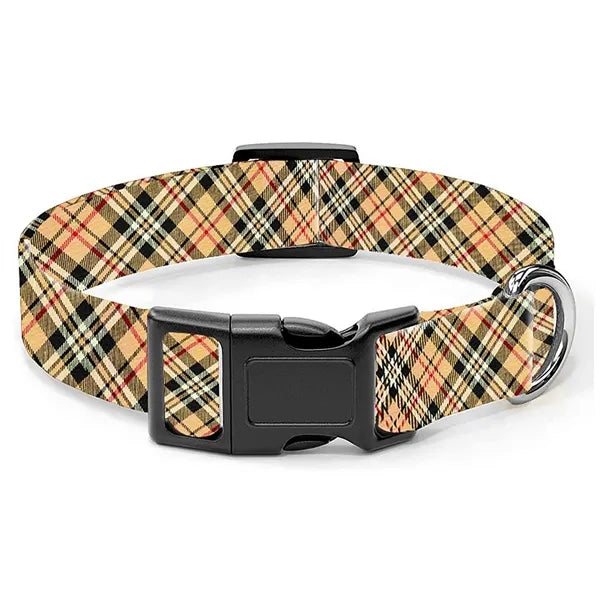 Polyester Pet Collar with Plastic Buckle