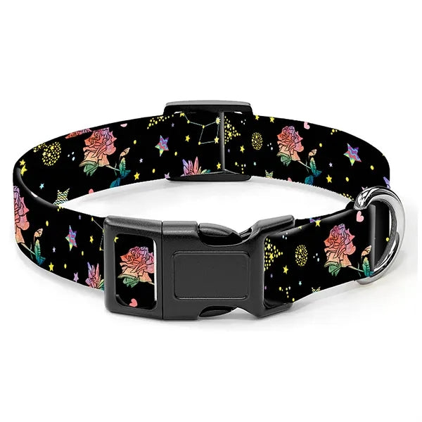 Polyester Pet Collar with Plastic Buckle