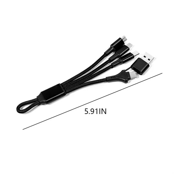 Multi-Interface Portable Corporate Keychain 3-in-1 Charging