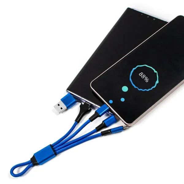 Multi-Interface Portable Corporate Keychain 3-in-1 Charging