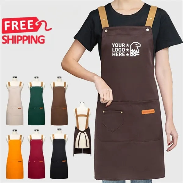 Water Repellent Adjustable Kitchen Work Apron Wear