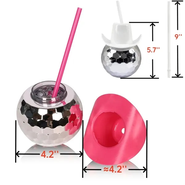 Cowboy Disco Ball Cup