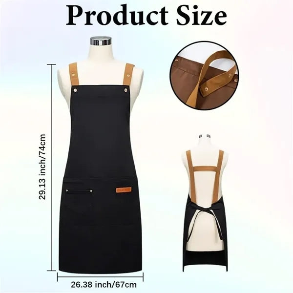 Water Repellent Adjustable Kitchen Work Apron Wear