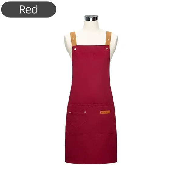 Water Repellent Adjustable Kitchen Work Apron Wear