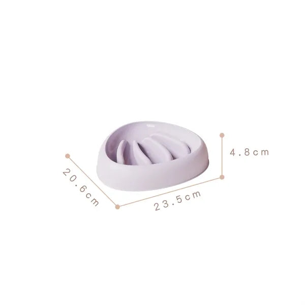 Anti-Choking Slow Feeder Pet Bowl