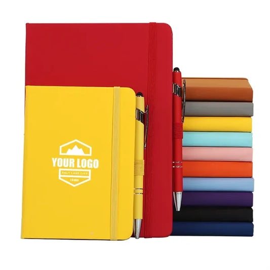 A5/A6 Hardcover Lined Journal Notebooks with pen