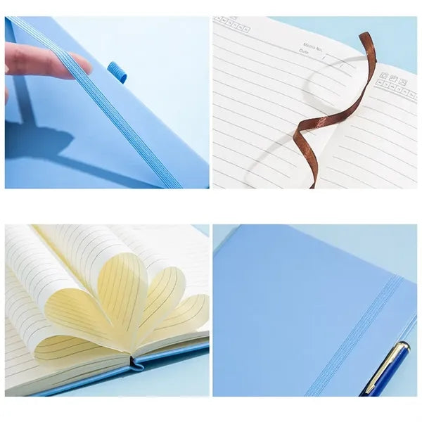 A5/A6 Hardcover Lined Journal Notebooks with pen