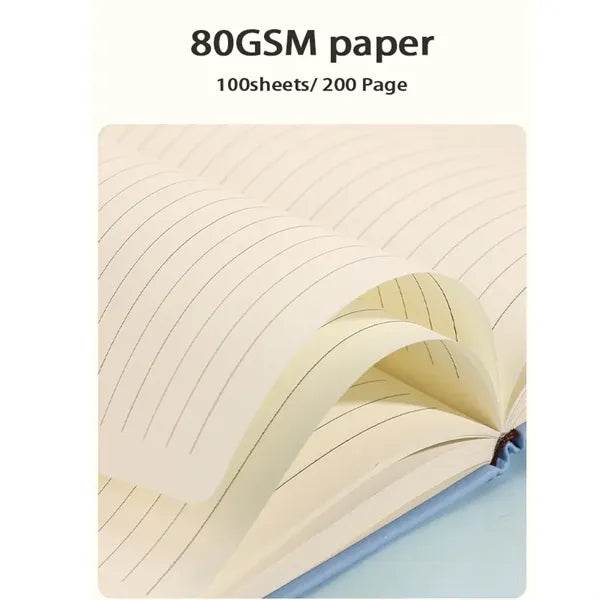 A5/A6 Hardcover Lined Journal Notebooks with pen