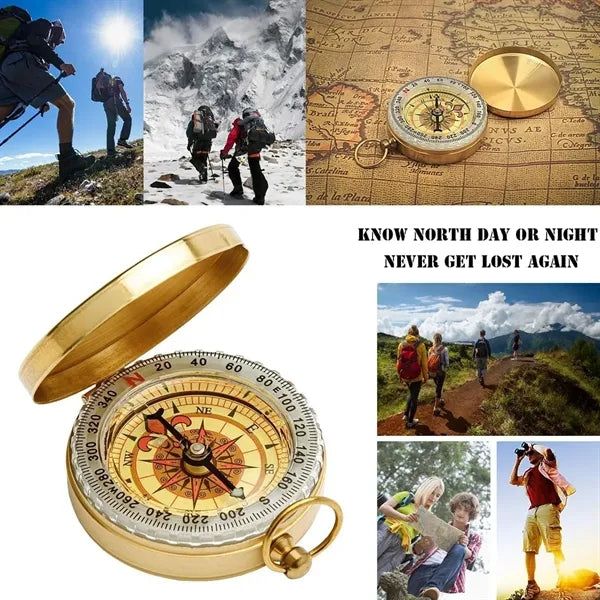 Camping Survival Metal Compass